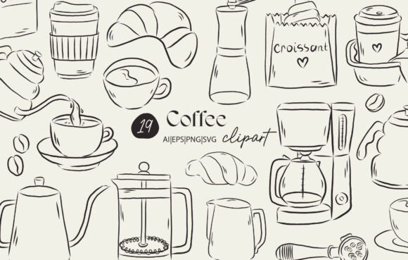 Coffee Set Clipart: A Designer’s Honest Review for Real Embroidery Projects