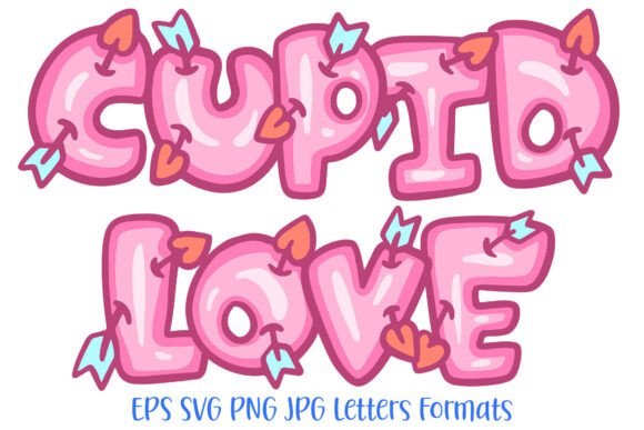 Cupid Love Lettering Font: A Romantic Graphic for Editorial & Blog Design