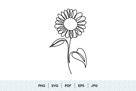 Simple Sunflower SVG: A Versatile Graphic for Bloggers and Digital Publishers
