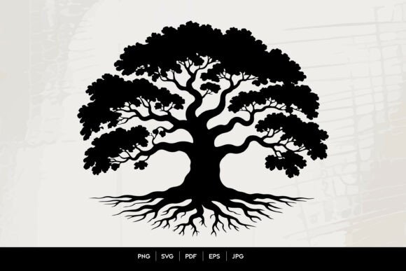 Tree of Life Silhouette SVG – A Versatile Graphic for Crafters & Etsy Sellers